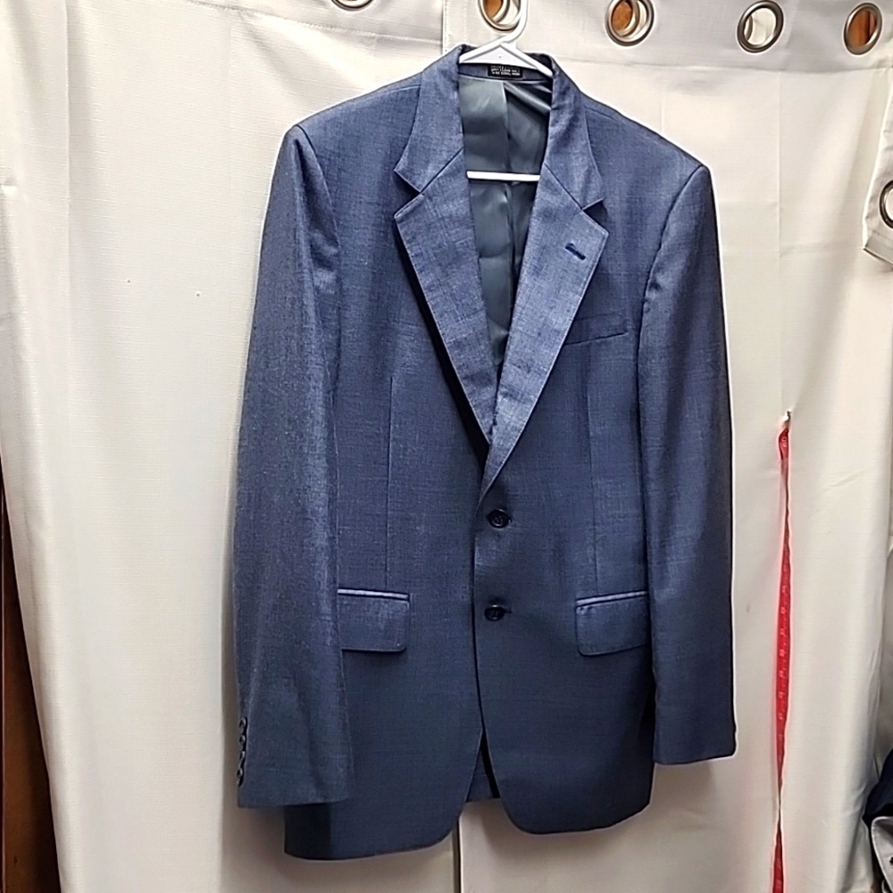 Vintage Christian Brooks Handmade Blue Blazer 38R